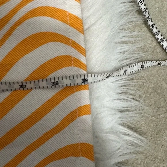 Cider Orange Mean Girl Wave Trim All Over Wide Leg Pants - Picture 6 of 7